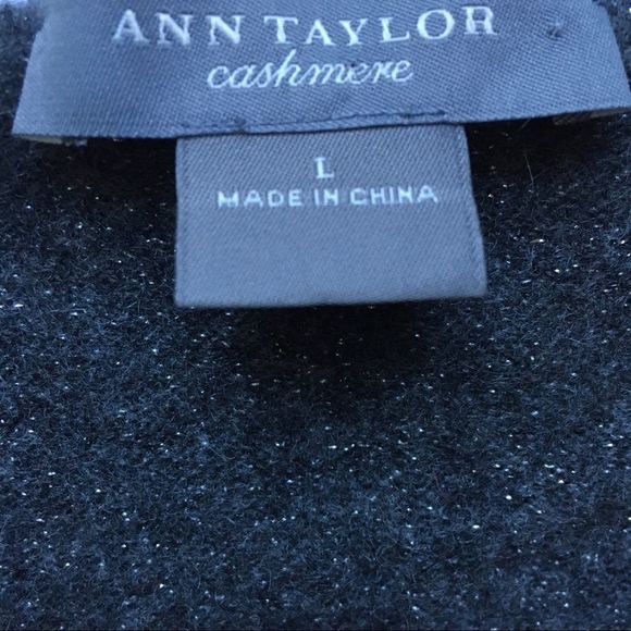 Ann Taylor Gray V-Neck Sweater - Picture 7 of 13